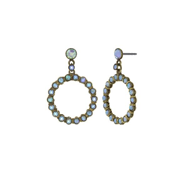 light blue - Creole Cristal - Konplott earrings
